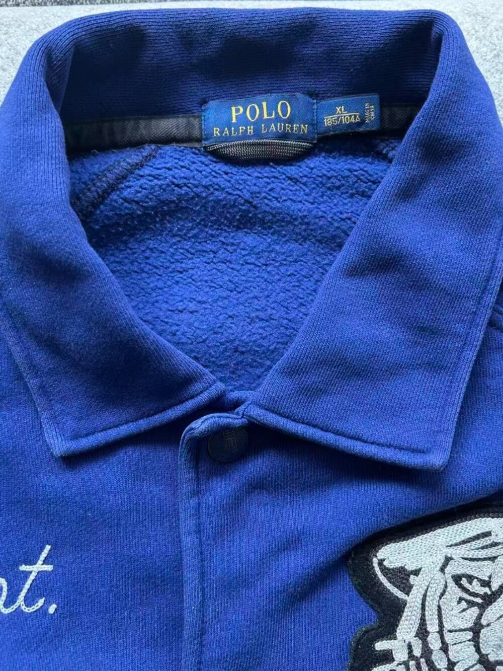 Polo Ralph Lauren Men's New York Tiger Captain RLPC 67 Football Jacket - Picture 3 of 13